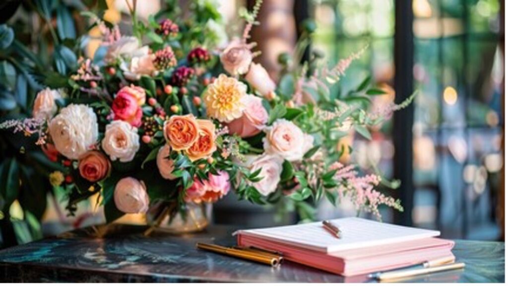 Luxury Orange and Amber Vase Rental UAE
