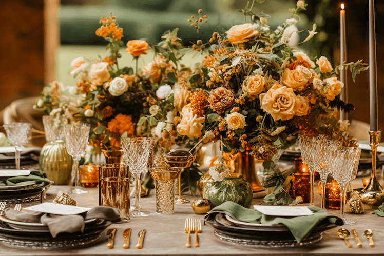 Crystal Brown Glass Candle Holders